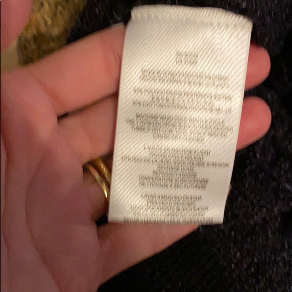 BCBGMAXAZRIA open knit asymmetrical sweater size S - Picture 3 of 4